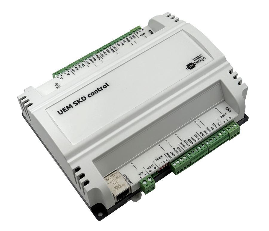 Контроллер СКУД с протоколом OSDP
UEM SKD control V7.0